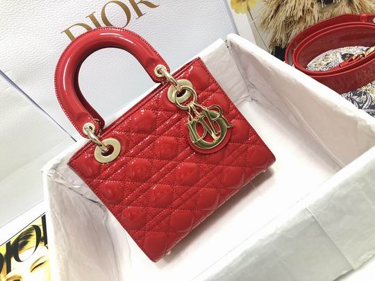Dior Lady M0538 漆皮字母20x16.5x8cm wz