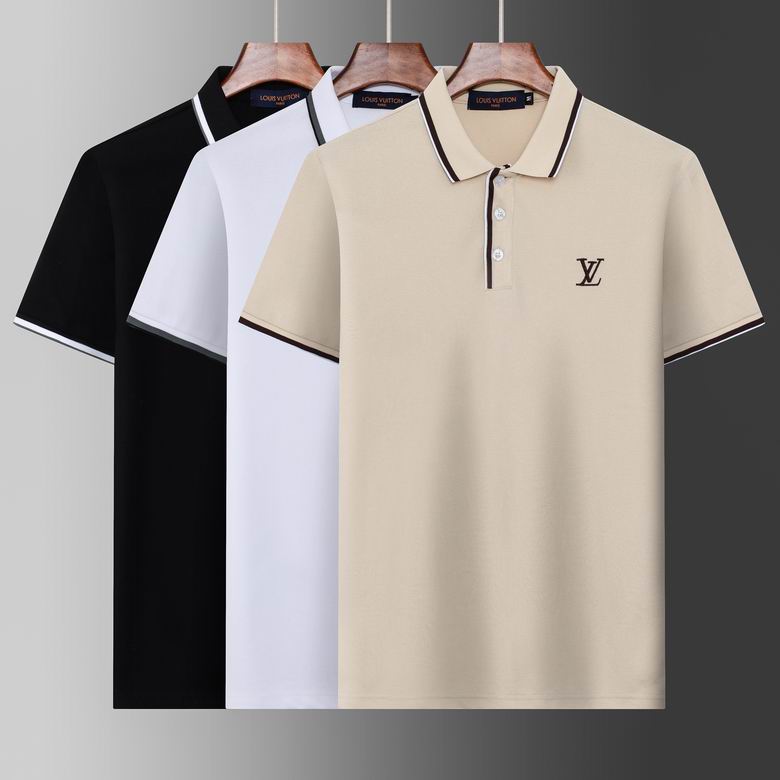 LV 翻领短袖 gy 0728