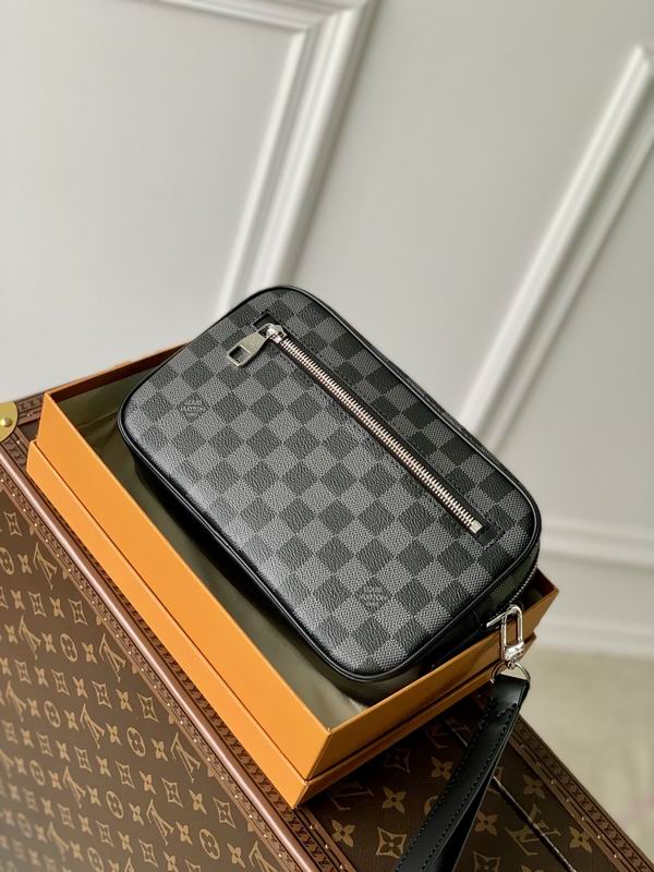 Pochette Kasai M41664黑格25x15.5x6.5cm gf