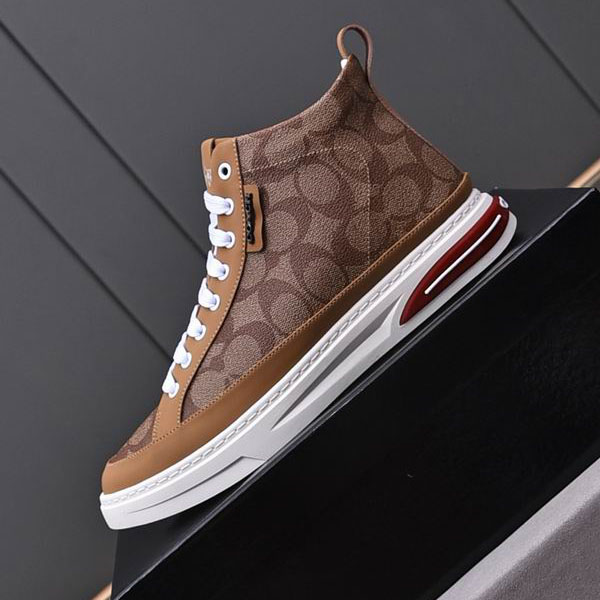 2026 Coach Male High Cut Shoes 0617