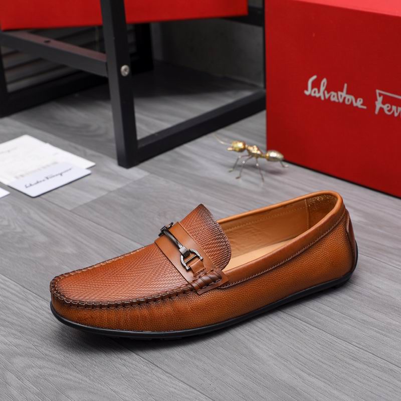 2026 Ferragamo  Male Doudou Shoes 0122