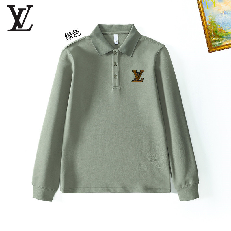 LV 长袖翻领 0816