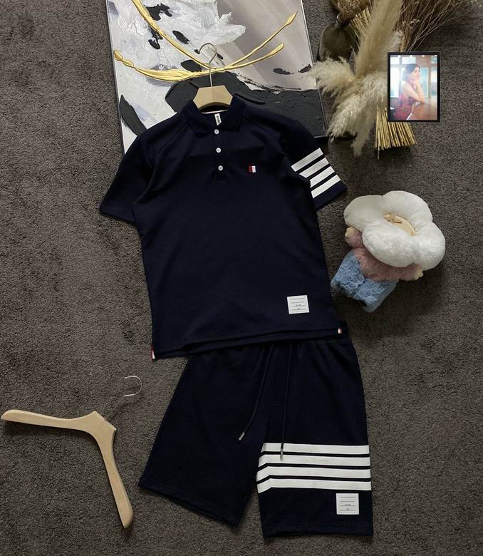 Thom Browne 短袖套装 0809